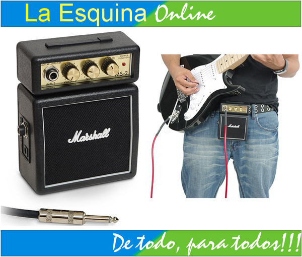 Amplificador con parlante para el ROCK portátil!