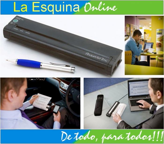 Impresora súper portátil térmico con batería.