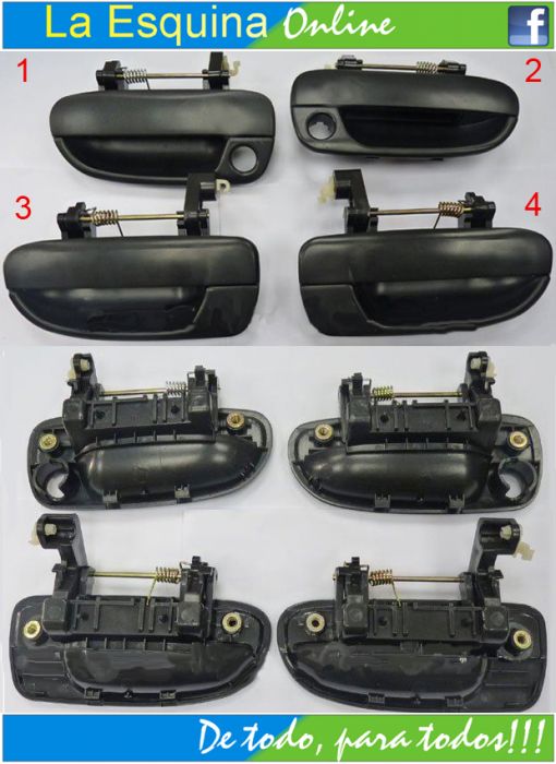 Manija exterior para Hyundai Accent 2000 - 2006. Precio por unidad.