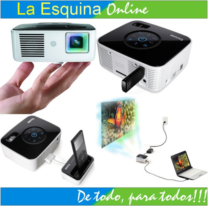 Proyector 100% portátil y sin Lámparas con tecnología LED. No requiere de PC.