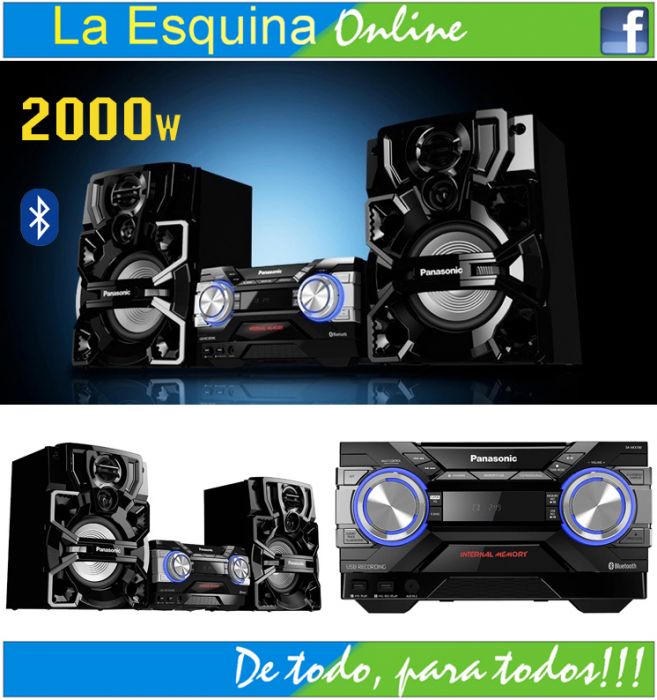 MINICOMPONENTE PANASONIC SC-AKX700 2000W â€“ NEGRO