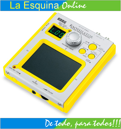 Sintetizador portátil con Touch Pad marca Korg.