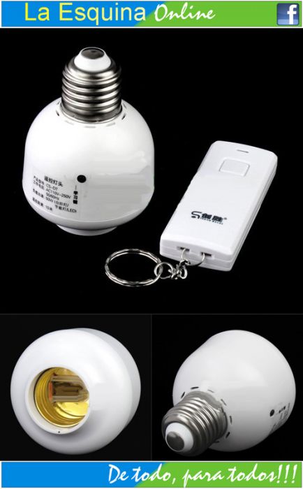 Socket de encendido y apagado a control remoto universal.