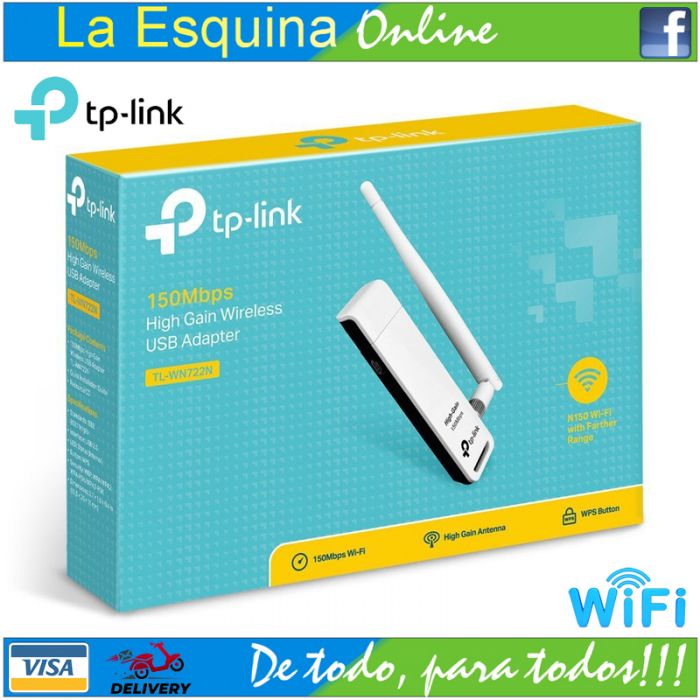 Tp-link Adaptador USB InalÃ¡mbrico TL-WN722N