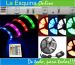 5050: Luces LED Flexible y autoadhesivo de 5mt a control remoto y con efectos.